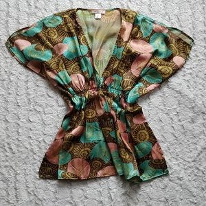 Print blouse